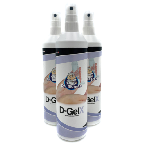 D-GelX ist ein alkoholhaltiges Gel zur Handreinigung